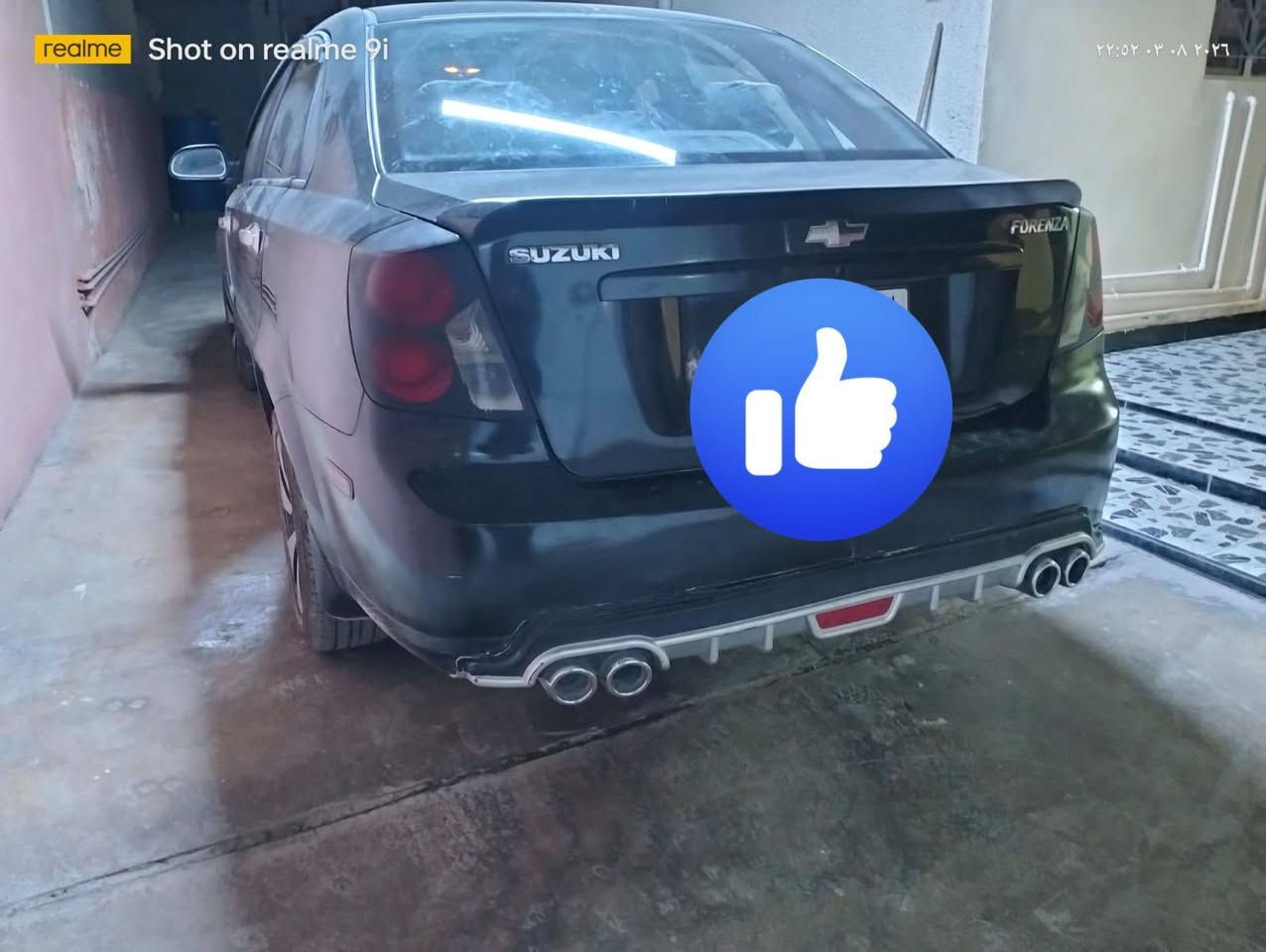 مكلف بنشر 
سازوكي فورنزا موديل 2006
رقم بغداد الماني  
مكينة  و گير كفالة 
مكينة 1800cc
 تبريد شرط ثلج 
صدر امامي خلفي جديد 
مشط ستيرن جديد 
باور  ستيرن جديد 
باتري جديد 
دواخل جدد 
تخم تايرات جدد قبل اسبوعين  شديتهن 
بيها كم قطعة على ايدي صبغتهن جمالية 
دعامية و مازدات جدد 
شاشة اندرويد حجم 10 انج 
السيارة احلى بالحقيقة من الصور 
سعرها من الاخير 
61 $ 
مكان السيارة صلاح الدين  سامراء 
رقم صاحب السيارة 
***********
