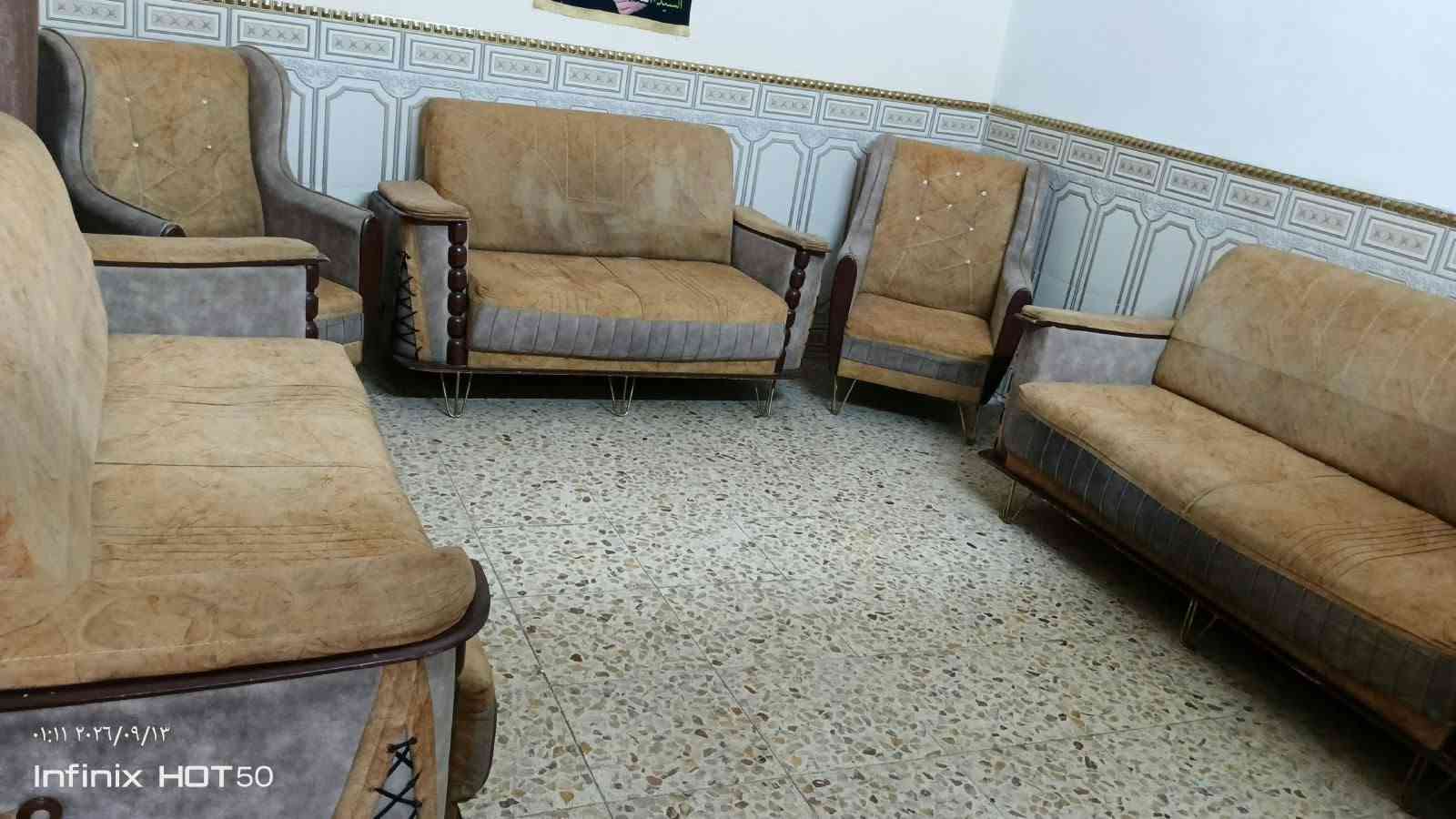 تخم عشر مقاعد للبيع تكمه مانازل تجي واشوف سعره 150شراي يتفضل خاص مكاني بغداد حي اور مقابل جامع الفردوس رقم الهاتف بي واتساب ي ستفسار خاص ***********

نص مكتوب في الصور:
- ٠١:١١ ٢٠٢٦/٠٩/١٣
- Infinix HOT 50
- ٠١:١١ ٢٠٢٦/٠٩/١٢