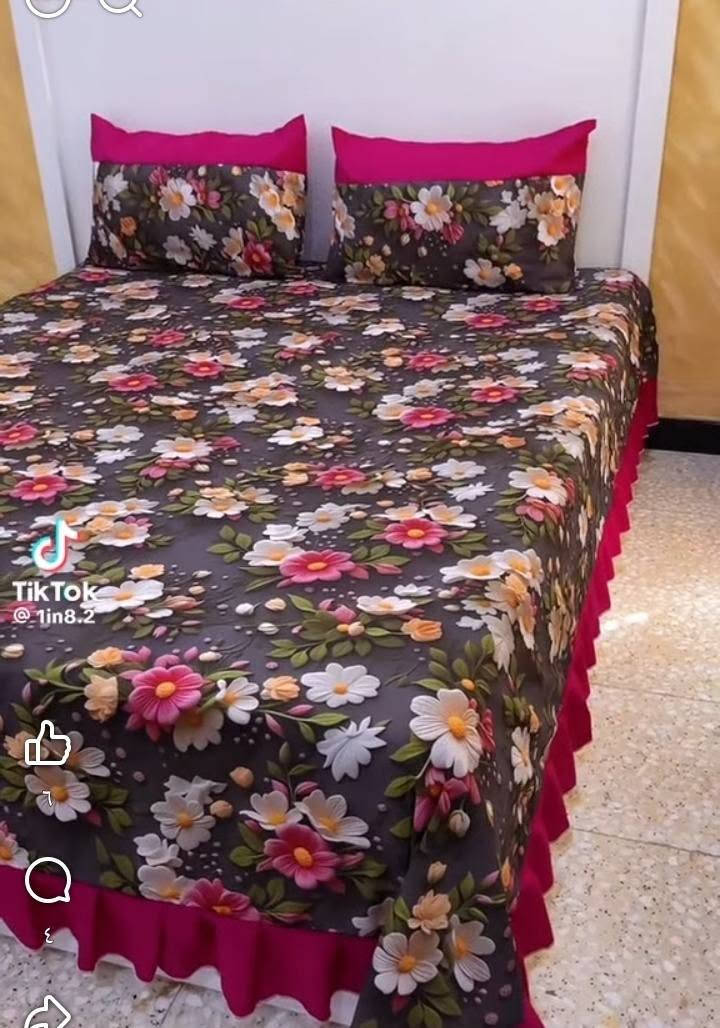 🛏️✨ فرشات جرباية بتفصيل وخياطة راقية حسب الطلب ✨🛏️

🌸 أنواع الأقمشة والأسعار: 🌸

🔸 همايون تركي مشجّر — 15,000 دينار
🔸 خاولي شتائي مقلم — 17,000 دينار
🔸 همايون إماراتي قطني مشجّر — 20,000 دينار
🔸 همايون دجتال مشجّر — 25,000 دينار

📌 كل نزلة تتكون من 3 قطع:
🛏️ فرشة سرير
🛏️ وجهين مخدة
🌸 كركش للفرشة من 3 جهات

🧵 خياطة مرتبة ومتقنة
🎨 ألوان ونقشات متنوعة
✨ تفصيل حسب الطلب

📲 للطلب والاستفسار واتساب:
***********

💗 أناقة وترتيب يليق بغرفتچ 💗
