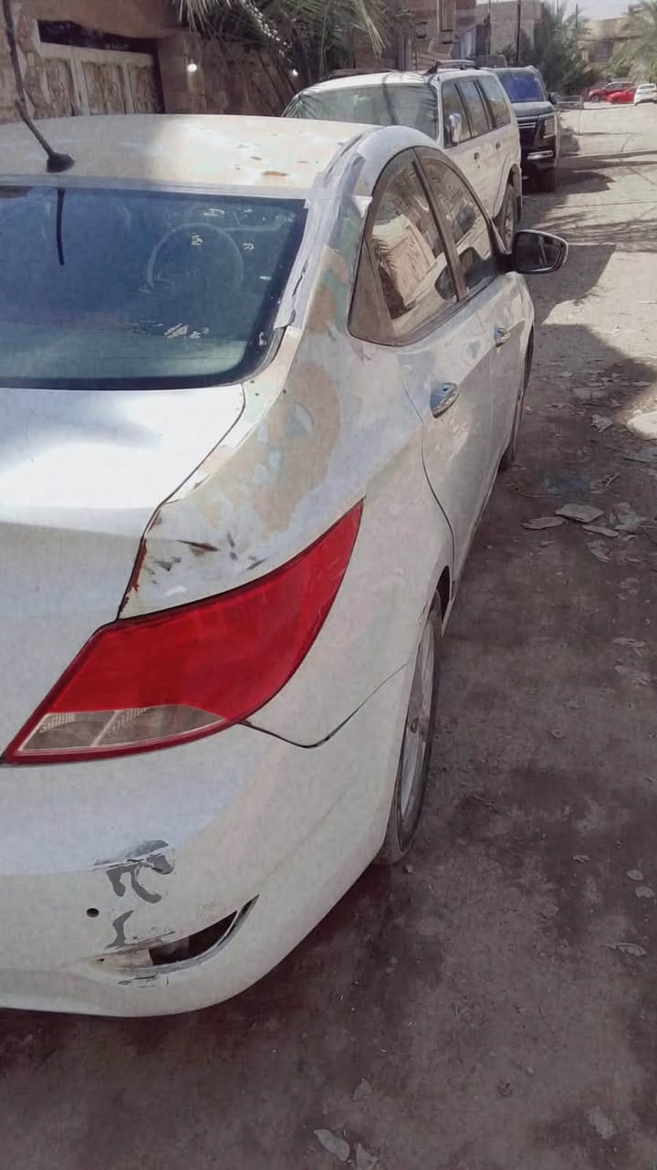 اكسنت ٢٠١٦ • محرك ١٤٠٠ • حادث بدون صبغ
