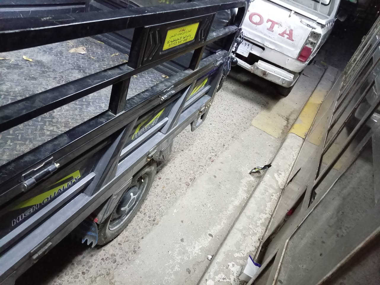 سلام عليكم ستوته شحن نضيفه خير من الله بطاريات جديد تايرات جديد موديل ٢٥ مال شركه استخدمه بس بل أسواق وهسه ماحتاجهه للبيع السعر مليون ونص وهاذ رقمي ***********
