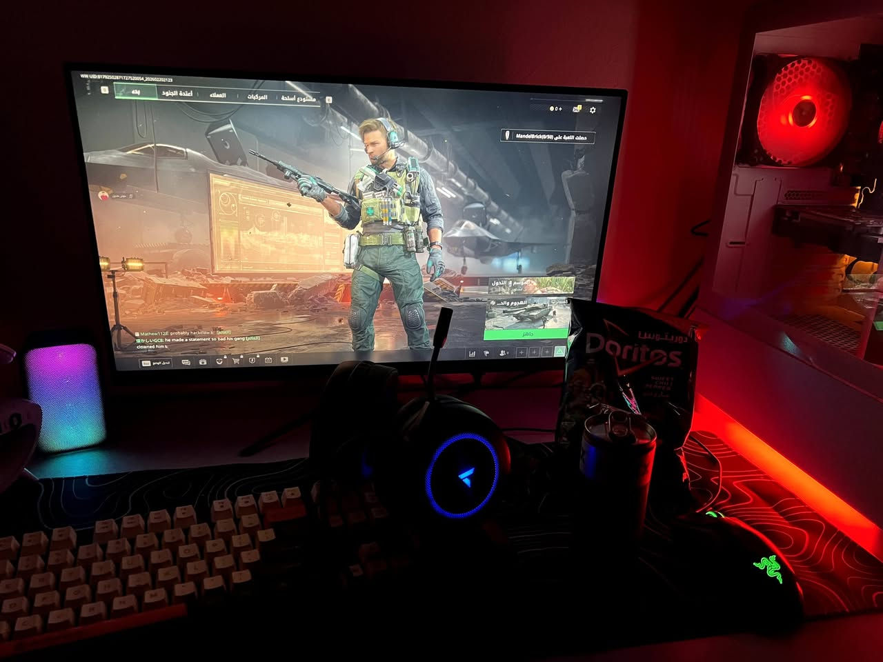 للبيع شتجيب؟
RTX 3050
R5 3600
16 GB DDR4
BM450M AII
Lexar 512 ssd m.2
HDD 320
Helios E1-500W
Case 4 fan rgp
كل القطع جديدة وكراتين موجودة
شاشة كيم اون ٢٤ وميز وكرسي ماوس ريزر وكيبوردات ثنين واحد ميكانيكي واحد عادي كلها للبيع
رقمي بي واتساب او علق واني اراسلك 
***********
