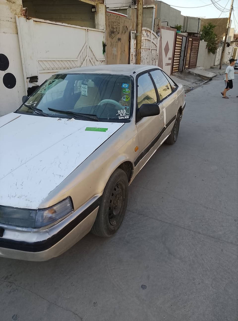 مازدا 626 موديل 91 رقم كركوك انكليزي سنويه لحد 29
8بخ مصبوغه عام السعر 26 وبيها مجال مكان كركوك ***********
