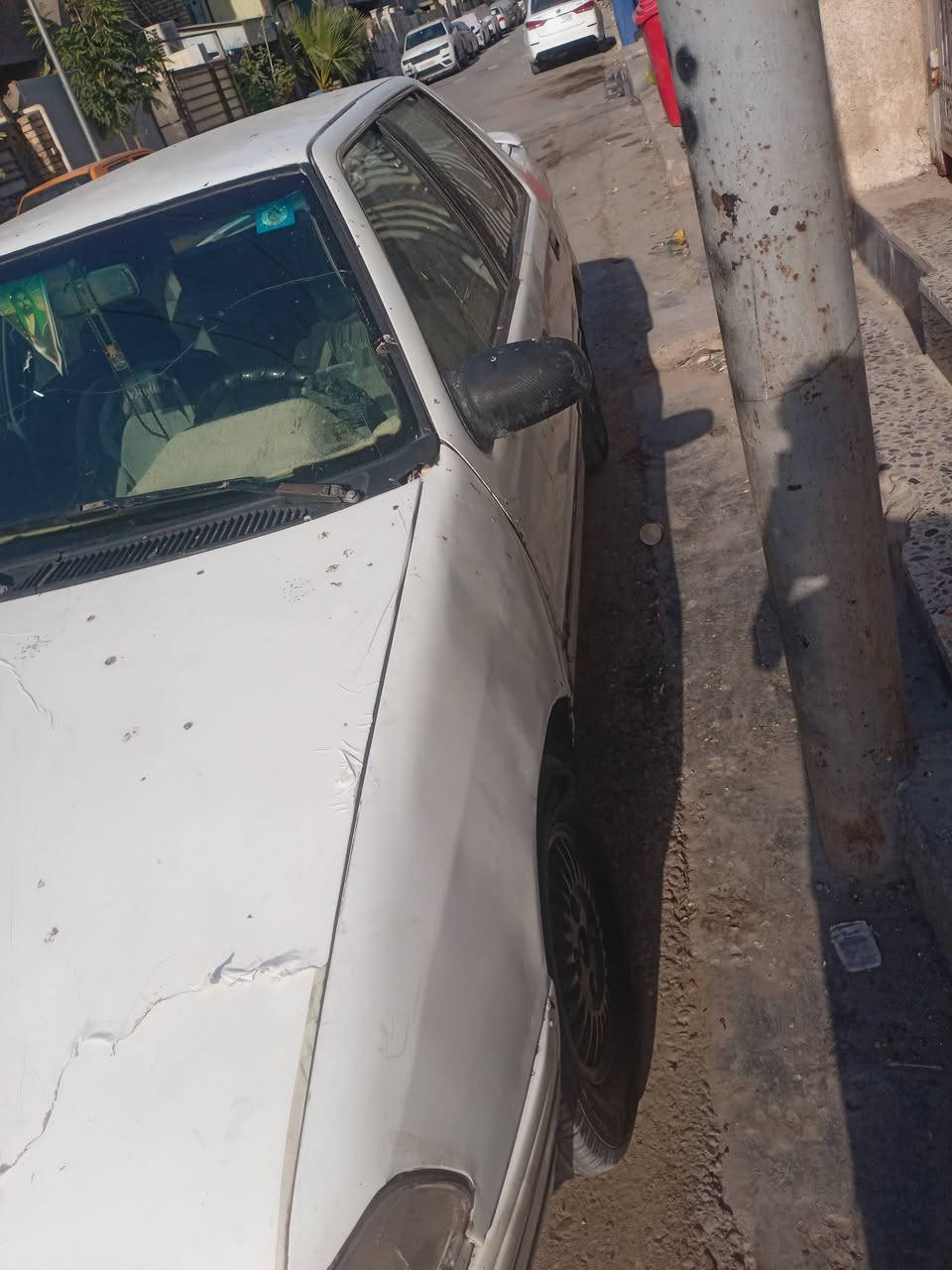 اكسنت موديل ٩٣ رقم نكليزي سنويه ٣١ بسمي كير ومحرك خير من الله حداديه نص عمر بيها دخانه سوده السعر ١٨ وبيها مجال عنوان بغداد الأمين ***********
