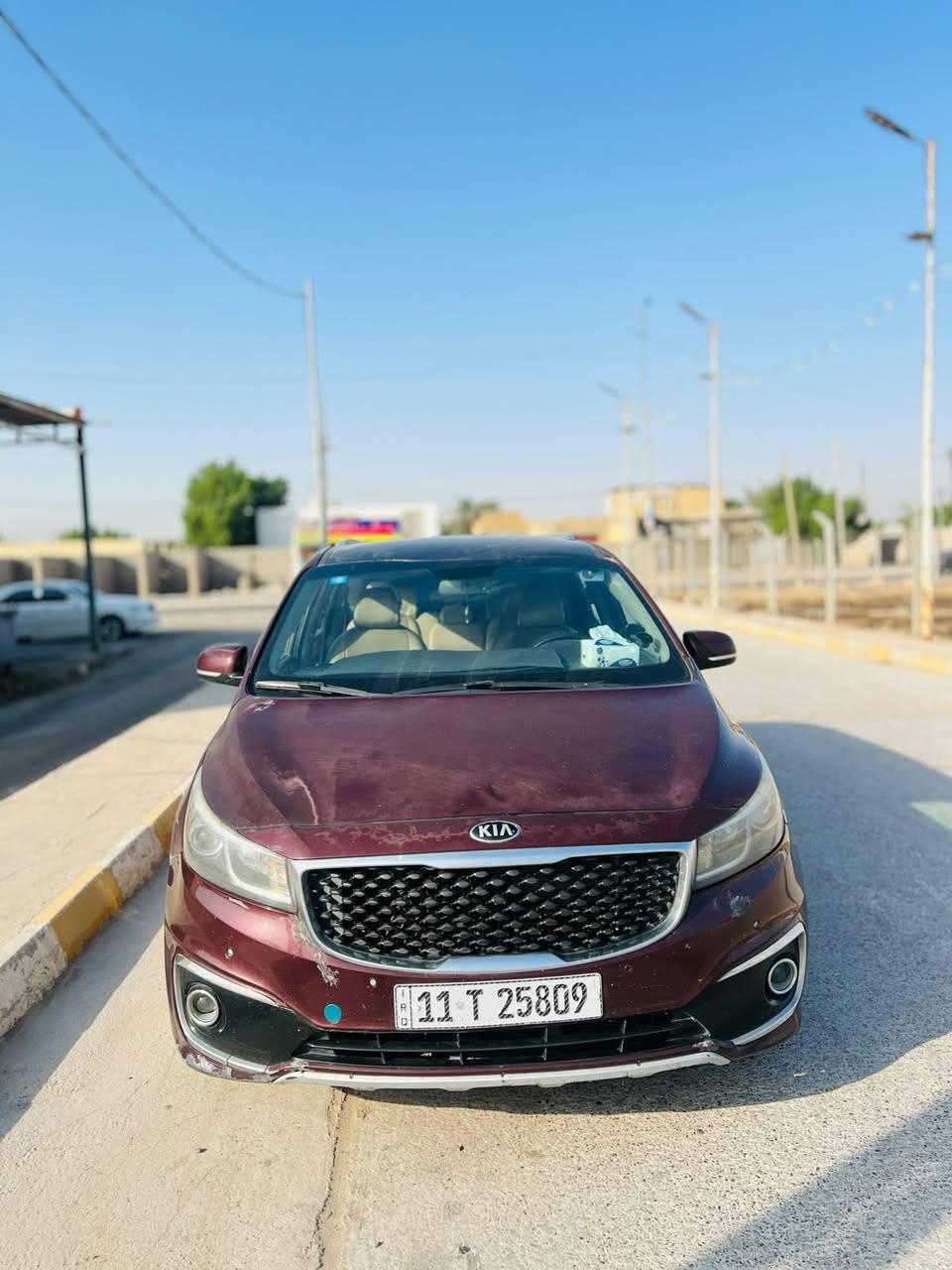 سلام عليكم
من رخصة الادمن كيا سيدونا موديل. ٢٠١٦  ٨ راكب رقم بغداد بأسمي حادثها بأمريكا حديده واكعه ع العماره باب السلايد جهه اليسرى نفسيته حادث بالعراق خشم البريد وجاملغ فقط سعرها ١٤٠$ بدون مراوس فقء بيع  تواصل واتساب /اتصال رقم صاحب السيارة 0‎7812434580
