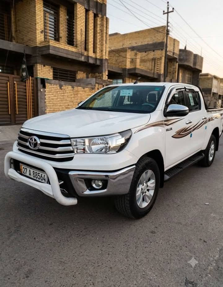 سلام عليكم تيوتا هايلوكس  موديل 2018 عالي دفع رباعي 4×4 مكفوله كفاله عامه تخم تاير  حساسات خلفيه  تبريد قطعتين رقم انكليزي تحويل مباشر  .مكان بغداد ستفسار  عل     رقم.  ***********.     ***********
