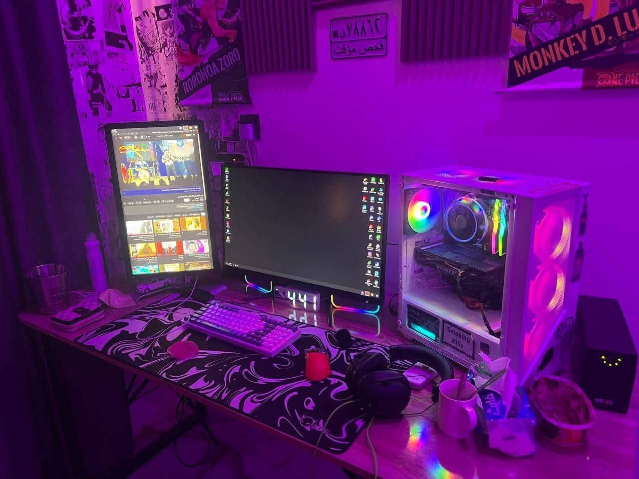 🔥 للبيع بي سي كامل ويا شاشتين وملحقات 🔥
🖥️ مواصفات الكيس:
• Ryzen 5 5500
• MSI X570 Gaming Plus
• RAM 16GB T-Force 3600MHz
• M.2 MSI 1TB Gen4
• M.2 256GB
• Power Supply Rocket 650W RGB
• Case Fantech 6 Fans RGB

🖥️ مواصفات الشاشات:
• AOC 27” — 180Hz — IPS — FHD
• Dell 22” — 75Hz — VA — FHD

⌨️ كيبورد: 25,000 د.ع
🔊 سبيكرات خارجية: 15,000 د.ع

💰 السعر الكامل: 1,050,000 د.ع

🚚 توصيل لجميع المحافظات العراقية

📞 للتواصل:
• واتساب: ***********
• اتصال فقط: ***********

📩 للجادين فقط
