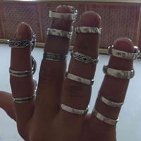 محابس • فضة • ١٧ قطعة