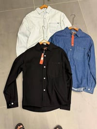 قميص جينز • درزن ١٢ • قياس S-XL