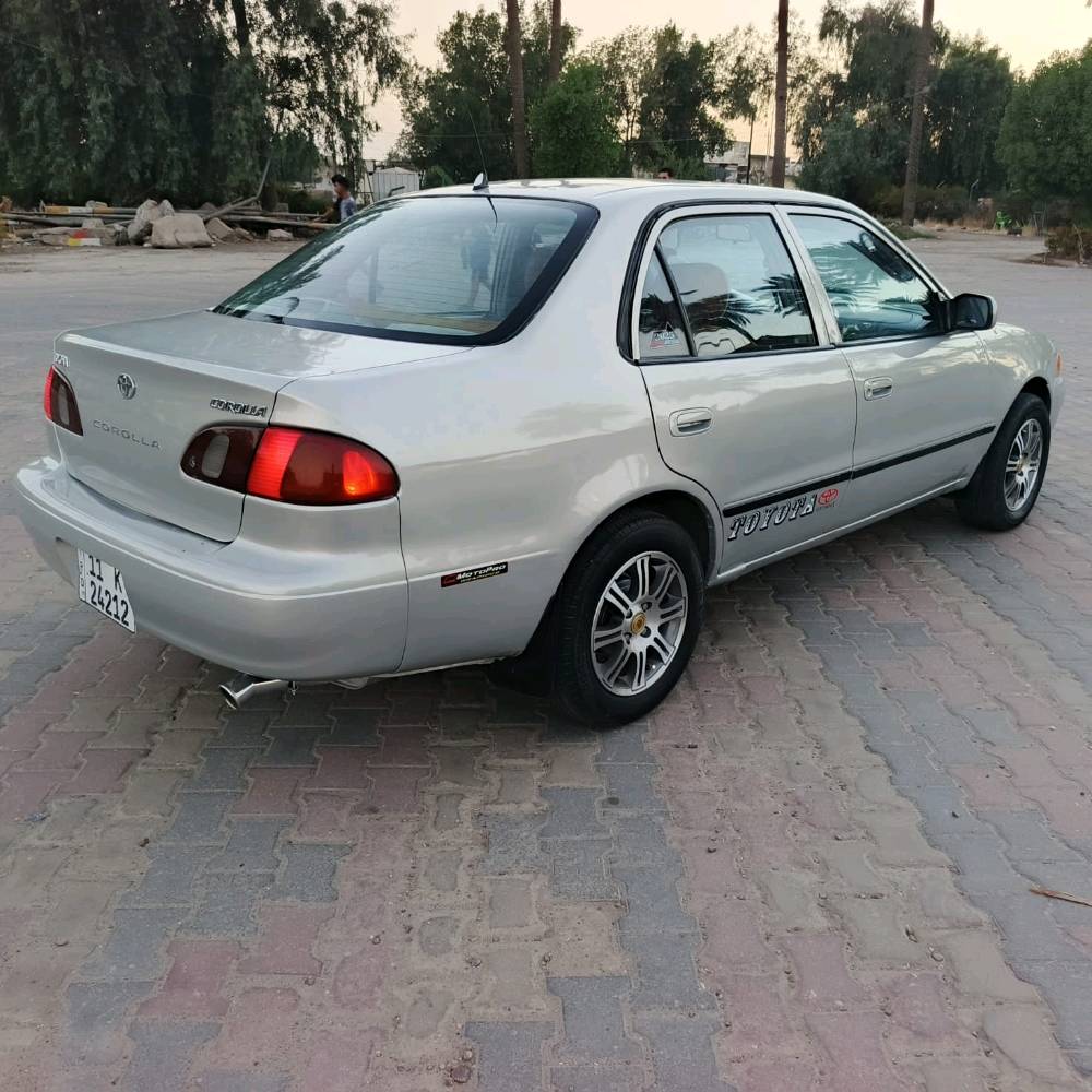 السلام عليكم (( للبيع )) 

كورلا موديل 2000 نظيفه جدا يسرا بلاد رقم بغداد انكليزي سنوية وهزه جديده باسمي شرط التحويل مباشر 

كير ومحرك جديد مال حاوية اقتصاديه بالصرف صدر ورا وكدام بحاله جيده جدا والتبريد ثلج 🥶 غرفتها كلش نظيفه والبطاين جديده دوشمه جديده والارضيه جلد كهربائياتها كلها شغاله مابيها ولا كلوب ميشتغل 

ريمونت فتح الابواب + الصندوق تخم تاير جديد ويل كب رياضي صبغتها فرن درجه اولى جديد على ايدي لان صبغها جارد والتراي مفتوح وين يعجبك 

السعر :- ٦٣ ورقة وبيها مجال للطيبين 
العنوان :- بغداد الكاظميه 
الاتصال :- *********** 

السياره كلش حلوه ومرتبه وبالحقيقه احلى من الصور والي تصير من نصيبه احول السياره مباشرة مابقيها باسمي ربي يحفظكم