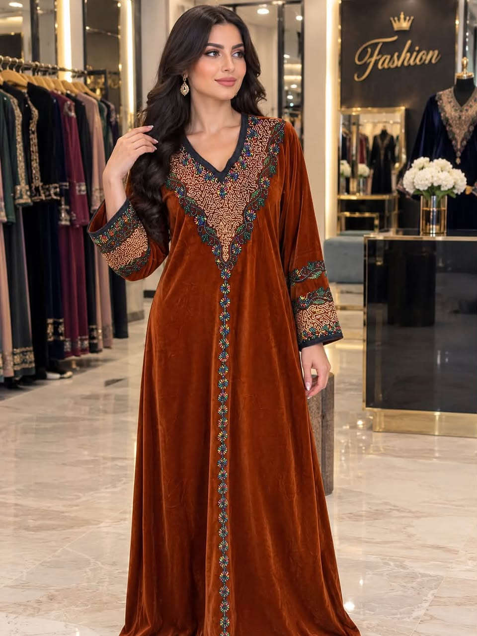اج تي اس • دشداشة مخمل • L.XL.2XL