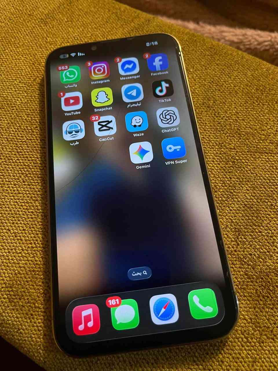 13 برو ماكس 
كلشي بي شغال 
السعر 470 
بغداد الدورة شارع 60 
رقمي ***********

نص مكتوب في الصور:
- القطع والخدمة تجمع Apple سجل تاريخ القطع والخدمة، وهذا السجل يعرض معلومات عن هذا الـ iPhone وحالته وتفاصيل إصلاحه. معرفة المزيد... يتوفر تكوين البطارية تم اكتشاف بطارية جديدة. يرجى إعادة التشغيل لتكوين البطارية الجديدة لهذا الـ iPhone. معرفة المزيد... إعادة التشغيل والانتهاء من الإصلاح سجل تاريخ الخدمة الكاميرا غير معروف الشاشة غير معروف