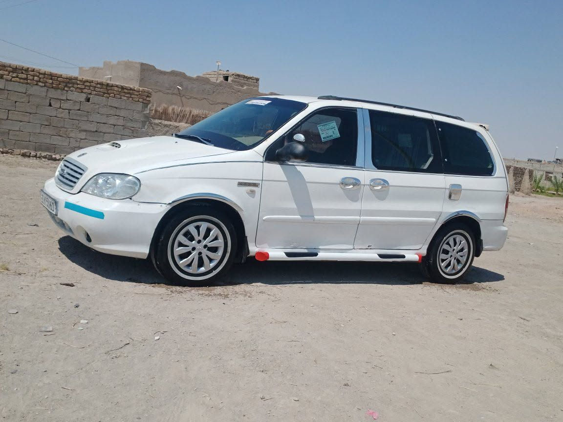 السلام عليكم
كرنفال موديل 2000 محدث 2005 كاز اصل بالسنويه رقم بغداد خصوصي انكليزي سنويه لل 2031 بسمي مكينه بم ونوزل المرغوب كير عادي المكينه والكير شرط وحداديه وتخم تاير وكهربائيات كلهة شرط دوشمه جديد سعر 52 وبيها مجال بسيط مكان سماوة للاستفسار ‏‪***********‬‏
