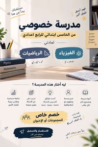 رياضيات-فيزياء • خصوصي • خامس-رابع اعدادي