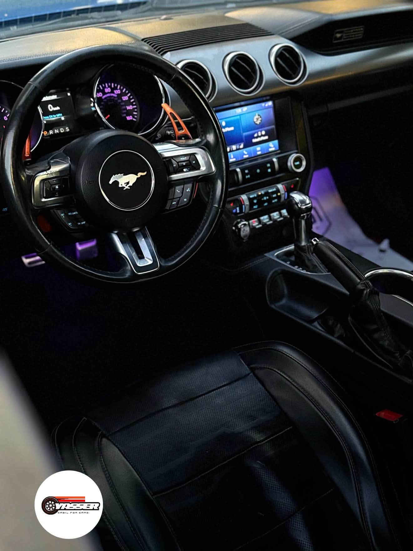 #بسعر_منااسب ‼️ قطعة صبغ بدون ايرباك ✅

𝐅𝐨𝐫𝐝 𝐌𝐮𝐬𝐭𝐚𝐧𝐠 𝐄𝐜𝐨𝐁𝐨𝐨𝐬𝐭 𝐏𝐫𝐞𝐦𝐢𝐮𝐦 • 𝟓𝟓𝐭𝐡•
الموديل : [ 𝟐𝟎𝟐𝟎 ]
المحرك : [ I4 / 2.3 - Turbo ] ⚡️
الگير : [ أوتوماتيك ] 
الممشى : [ 55 الف ميل ]
اللون : [ أزرق - مميز ] 🌊
الحالة : [ السيـارة وارد أمريكا ضررهـا جاملغ السائق فقط ! ]

[ لمعرفة السعر اترك تعليق داخل المنشور وسوف يصل اليك مباشر عبر رسالة نصية ] 📥

[ الـــــمـــواصــفـــــات ]

- السيـااارة فئـة 𝐏𝐫𝐞𝐦𝐢𝐮𝐦 فووول مواصفـات ( عدا الديجيـتال ) 

الموقع : [ بغـداد / الـدورة ] 📍

للتواصل واتس اب او اتصال : [ *********** ]

نص مكتوب في الصور:
- Ford Mustang EcoBoost Premium .. 55th ***********
- YASSER CREIL FOR CARS
- YASSER
- ERBIL FOR CARS
- VASSER ERBIL FOR CARS
- YASSER ERDIL FOR CARS
- CANDY FOR CARS