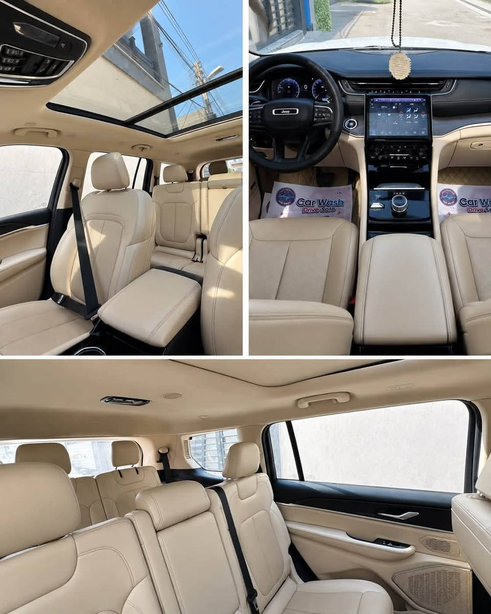 � للبيع — Jeep Grand Cherokee L 2022

الموديل: 2022
المواصفات: خليجي 🇦🇪
المحرك : V6. 3.6L 
العداد :  57كيلو

المواصفات :
* دفع رباعي 4x4 
* ⁠Alpine سستم صوت 
    *   رادار امامي مع مانع تصادم 
    *   تحذير الخروج عن المسار 
    *   تحذير النقطة عمياء A
    *   ويل قياس 20 انج 
    *   سقف بانوراما 
    *   شاشه كبيرة 10.1 انج 
    *   نظام الخرائط (GPS)
    *   كاميرا داخلية
    *   كاميرا خلفية 
    *   المصابيح الأمامية زنون 
    *   كشافات الضباب زنون 
    *   تشغيل عن بعد
    *  صندوق كهربائي 
    *  مقصورة الركاب من الجلد الفاخر 
    *  حفظ وضعيات الجلوس ميموري
    *  المقاعد الأمامية كهربائية 
    *  المقاعد الأمامية تبريد وتدفئة 
    *  المقاعد الخلفية تدفئة                    
    *  انارة داخلية LED 
    *  حساسات خلفية .
    *  دوسات جانبية.
    *  7 راكب 
    * مكيف خلفي مع وحدةتحكم   منفصله
    * تدفئة ستيرن 
    * مانع تصادم خلفي 
    * بلوتوث تلفون 
    * محدد سرعة 
    * نظام التشغيل والاطفاء الاوتوماتيكي
*إطارات جديدة بالكامل، بحالة ممتازة
السعر: 325
للاستفار :***********

