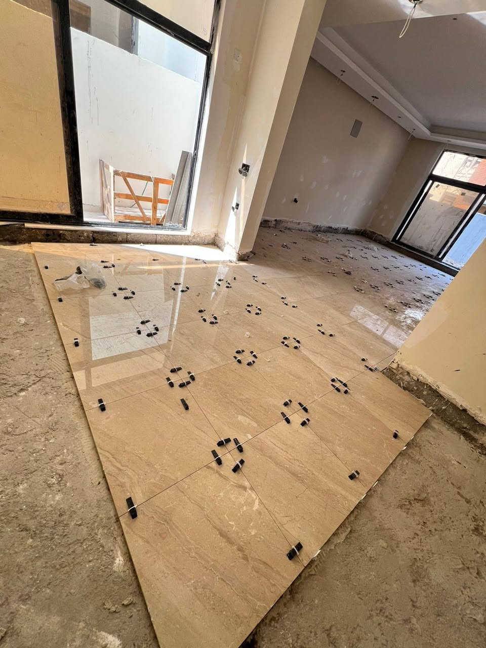 جزء من اعمالنا مرمر 60 ×60 بالمادة مستعدون لعمل البورسلين والمرمر والسيراميك والكرانيت شرط شغل درجة أولى استلام مهندس  للإستفسار ***********
