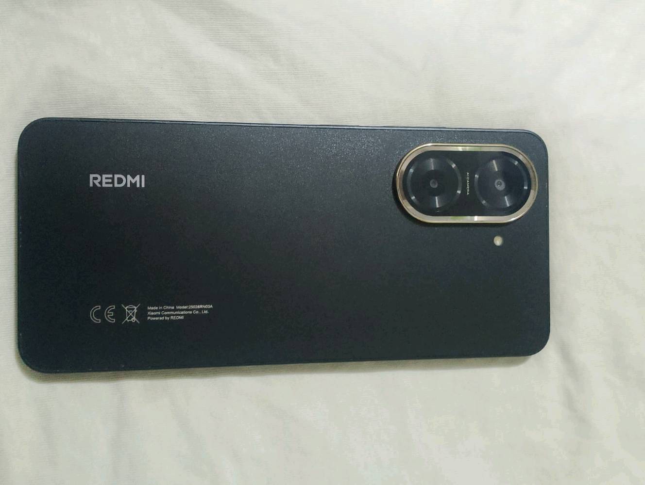 Redmi A5 – RAM 3GB – Android 15 – موديل 
ذاكره الجهاز 64
25028RN03A – الجهاز نظيف وشغال، ويا كفر، والفحص متاح.
بي مجال
