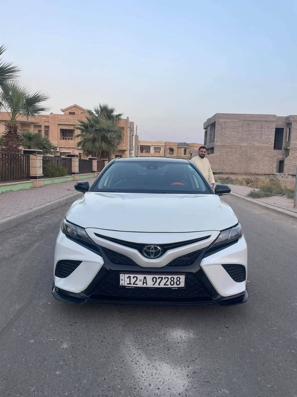 للبيع سياره كامري TRD موديل 24 محرك 6
ماشيه 49 الف الضرر موجود بالصور..
رقم نينوى بإسمنا شرط التحويل.. 
السيارة حيل نظيفه ترايها ع مكه شرط..
جبتها من أمريكا على أيدي.. 
السعر 227 ورقه ومجالها حگ الجيه..
للإستفسار الاتصال
***********
***********

