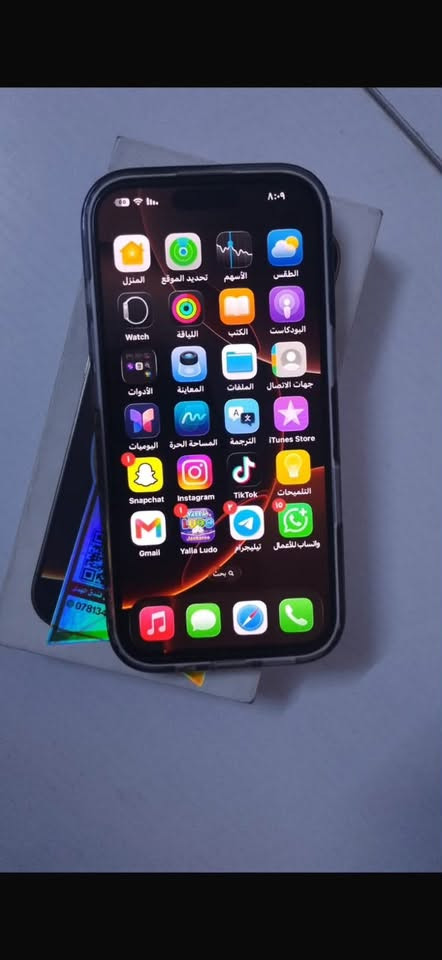16 بروماكس
ذاكرة 256 بطارية 🔋 89
الجهاز فقط مبدل شاشه وأصليه 
سعر 980الف 
***********
