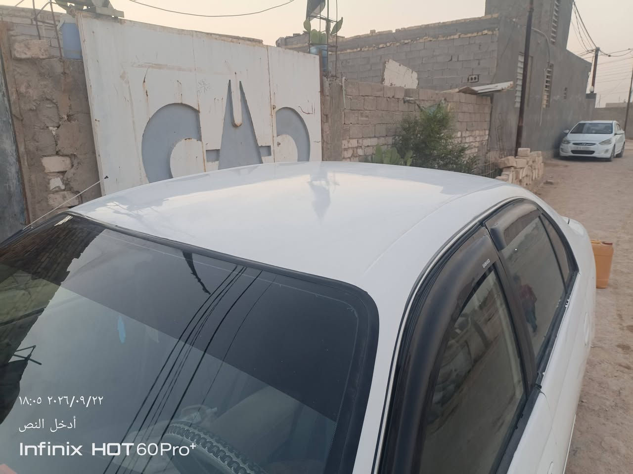السلام عليكم عدنه سياره كرونه نفخ موديل 95 كير ومكينه خير من الله سنويه صار 10 أيام منتهيه شرط المداور تايرات نص عمر حداديه مكفوله مكان السياره نجف وراعيه مكانه نجف السعر 52 وبيه مجال قليل ***********

نص مكتوب في الصور:
- ١٨:٠٤ ٢٠٢٦/٠٩/٢٢
- أدخل النص
- Infinix HOT 60 Pro+
- ١٨:٠٥ ٢٠٢٦/٠٩/٢٢
- Infinix HOT 60Pro+