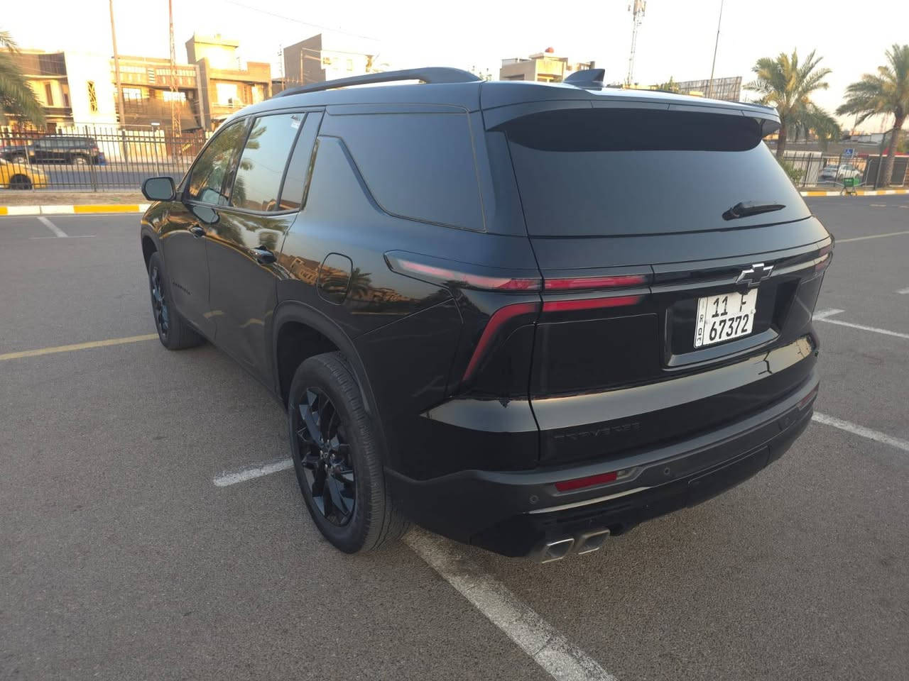 السلام عليكم
شوفرليت ترافيرس موديل 2024 الجديدة كليا 
بيع او مراوس حسب القناعة
CHEVROLET TRAVERSE LT  BLACK EDITION 2024

فئة البلاك اديشن تجي  شباك ويل كتابات علامات وحتى علامة البصمه تجي كلها باللون الاسود

ماشية 54الف مايل وقابل للزياده 
دخول شهداء بأسمنه تريد وكاله تريد مكاتبه مروريه اي شي يضمن حقك احنه حاظرين 

حادثها جدا بسيط 

السيارة مواصفات خاص ✅
كشنات vip منفصل
 4 كاميرات (360) 
رادارات 360امامي خلفي جانبي 
كشنات جلد تدفئة كشنات 
تدفئة ستيرن صندوق كهرباء 
 تشغيل عن بعد نقاط عمياء 
كشن كهرباء حساسات 
تحديد مسار اوتو ستوب 
توقف ذاتي عند الاقتراب من 
السيارات من الامام والخلف والجوانب 
نظام ترحيب عند الاقتراب 
قفل تلقائي اشاير بالمري 
هيتر بالمري سايد بريك بصمة 
3 وضعيات قيادة مناخ منفصل 
فول تحكمات ستيرن 
اضاءة العالي اوتو 
منظومة زنون بلادي
شاشة كبيرة بيها هواي خصائص وتحكم كامل بالسيارة من خلالها وتكدر تنزللها تطبيقات من المتجر مالتها
٧ راكب - ٣ قطع تبريد
 وبقية مواصفات الفول

بمحرك 2500 تيربو جارج اقتصادي وسريع بوضعيات قياده

83819795 
هذه الوت مالتها تكدر من خلاله تعرف الحادث
السعر راسلني خاص او اتصل وتدلل
عنوان السيارة بغداد
رقم هاتف صاحبها
***********
***********
***********

