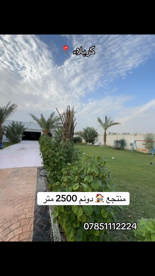 كربلاء • منتجع • دونم ٢٥٠٠م