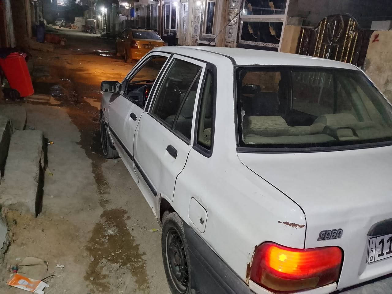 سايبه للبيع موديل 2009بسمي بيها بس باب السائق مبدل الباقي كفاله شواصي مكفوله كير مكينه تبريد كلها خير من الله 
مكاني بغداد مدينه الصدر السعر 28بيها مجال 
***********
