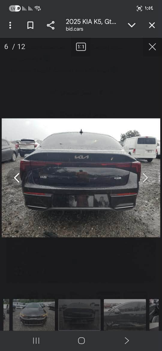 🚘 KIA K5 GT-Line 2025 بۆ فرۆشتن
▪️ مۆدێل: 2025
▪️ جۆر: GT-Line
▪️ ڕەنگ: ڕەش 🖤
▪️ ڕۆیشتن: تەنها 2,000 میل
▪️ ئۆتۆمبێلەکە زۆر پاک و بە دۆخێکی نایابە.

زانیاریی زیان و چاککردنەوە:
▪️ تەنها 2 دەرگا گۆڕدراون بە پارچەی بڵادی
▪️ دۆسە ڕەنگکراوە
▪️ نیوەی چاملغى پێشەوە بۆياغه
▪️ لە Airbag تەنها پەردە ى لاى سايةق (Curtain Airbag) بووە

💵 نرخ: 186 وەرەقة

📩 بۆ زانیاری زیاتر و بینینی ئۆتۆمبێلەکە، پەیوەندی بکەن.
***********

ــــــــــــــــــــــــــــــــــ

🚘 للبيع KIA K5 GT-Line 2025

▪️ الموديل: 2025
▪️ الفئة: GT-Line
▪️ اللون: أسود 🖤
▪️ المسافة المقطوعة: فقط 2,000 ميل
▪️ السيارة نظيفة جداً وبحالة مميزة.

تفاصيل الضرر والتصليح بكل وضوح:
▪️ فقط بابان مبدلان بلادي
▪️ الدوسة صبغ
▪️ نصف الجاملغ الأمامي صبغ
▪️ الإيرباغ المتأثر فقط الستارة جهة السائق (Curtain Airbag)

💵 السعر: 186 ورقة
للتواصل :
***********
