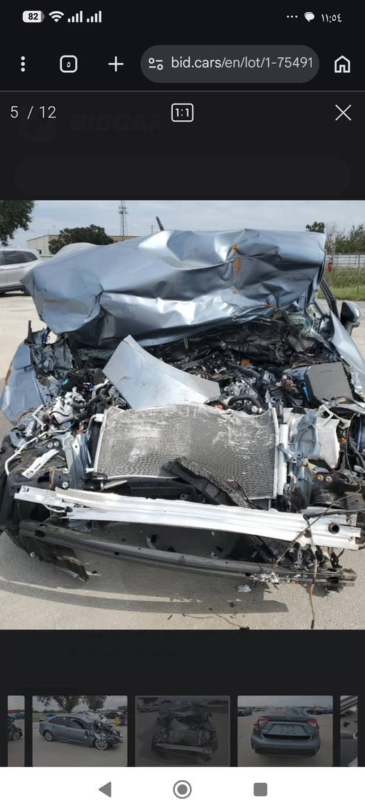 🚘 للبيع تويوتا كورولا LE هايبرد 2023
🔹 موديل 2023
🔹 وارد أمريكي
🔹 المكينة شغالة
🔹 منظومة الهايبرد متضررة وتحتاج تصليح
🔹 السيارة حالياً مسمكرة بالكامل
🔹 المتبقي عليها صبغ وكهربائيات
🔹 صور الحادث قبل التصليح موجودة للشراي الجاد
📍 المكان: بغداد
💰 السعر: 60 ورقة وبيه مجال بسيط للشراي الجاد
📞 ***********
السيارة تباع بحالتها الحالية، والفحص متاح للشراي الجاد.

نص مكتوب في الصور:
- 82 bid.cars/en/lot/1-75491 1 / 12 11:53
- 4 / 12 bid.cars/en/lot/1-75491
- 3 / 12 bid.cars/en/lot/1-75491
- 82 bid.cars/en/lot/1-75491 2 / 12 1:1 ١١:٥٣
- bid.cars/en/lot/1-75491
- 5 / 12
- 82 11:54 5 + bid.cars/en/lot/1-75491 6 / 12 1:1 X
- 82 bid.cars/en/lot/1-75491 7 / 12 1:1
- 82 bid.cars/en/lot/1-75491 10 / 12 1:1 ١٢:٠١
- 82 12:01 5 + bid.cars/en/lot/1-75491 9 / 12 1:1 X BIDCAR عروض أراضيشية مماثلة انتهى المزاد يوم الخميس, انت تشاهد عرضا مؤرشفا, الموافق 14 نوفمبر 2024