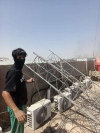برج للبيع سكاتر عدد ثلاثه دشات عدد اثنين 912 عدد 5 حديده 18 متر توصيل ...