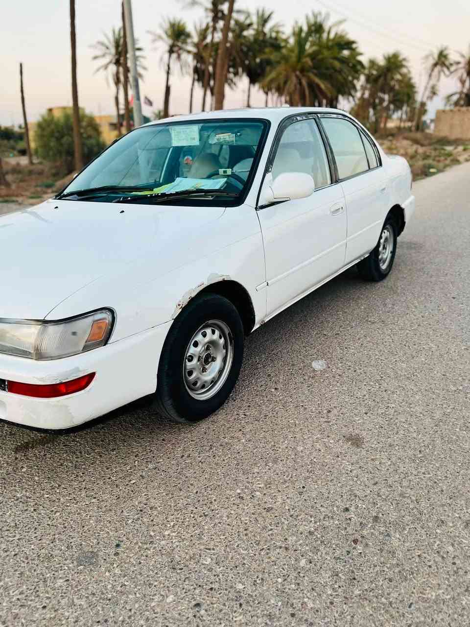 كورلا محور م 92
كيرم ومكينه كفاله 
تبريد شغال حداديه جديده
تخم تواير جدد كفاله من الضربه 
عندي بيه وكاله عامه السعر 50

***********

