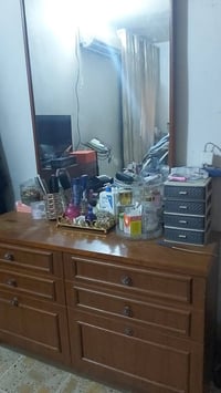 أثاث للبيع غرفه نوم صاج عراقي شغل تكمه لوح وليس خشب عادي ب500  الف وتخ...