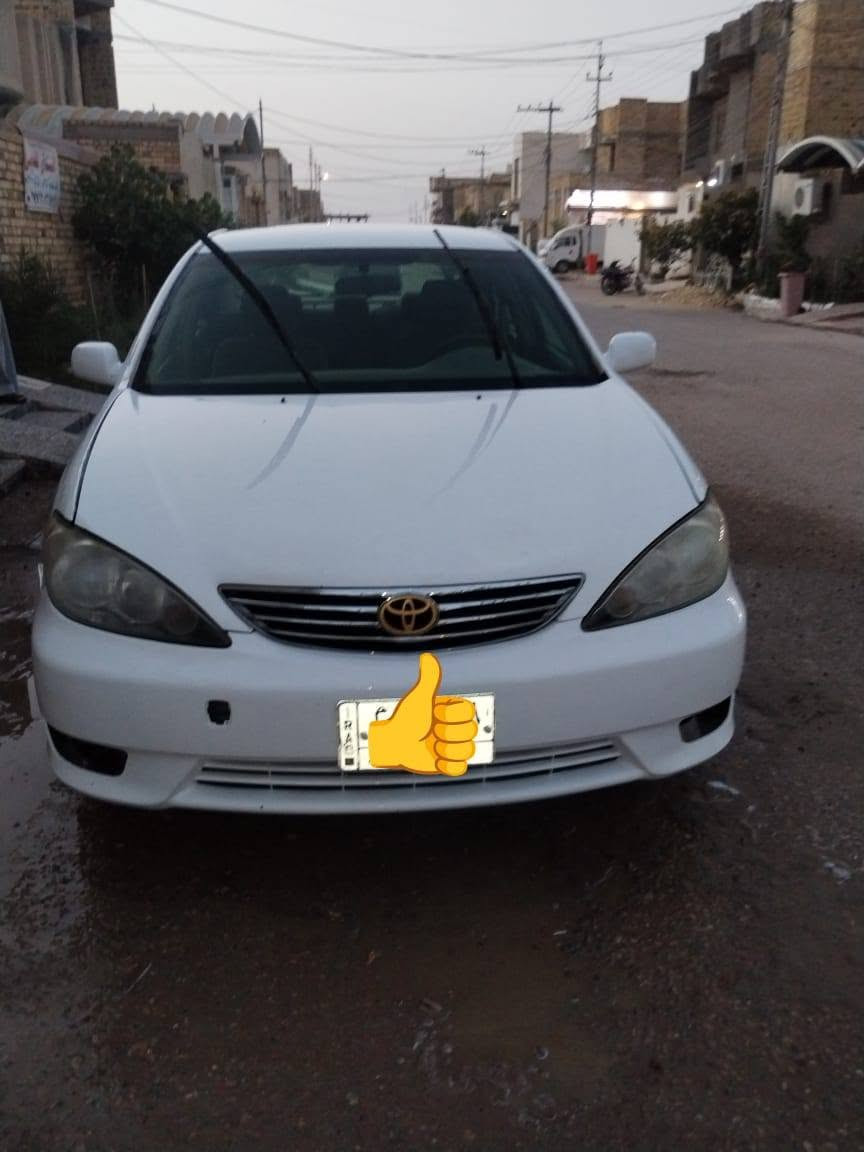 السلام عليكم 
كامري موديل 2005 كصه جنطه رقم بغداد متومه طبق الاصل سعر 35وبيه مجال مكاني ميسان
‏‪***********‬‏
