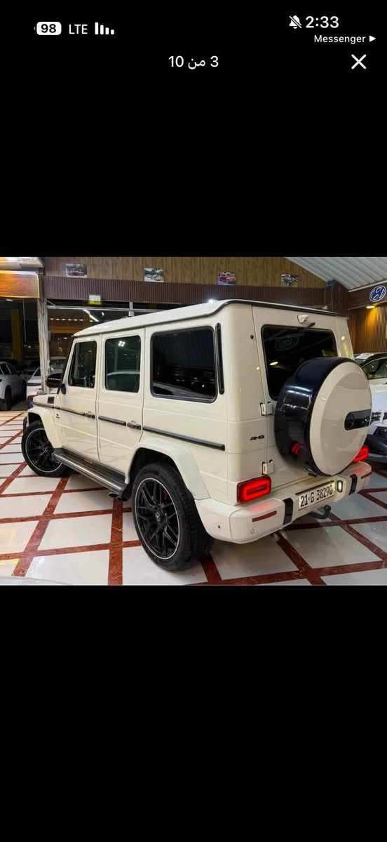 سلام عليكم للبيع او مراوس
G-CLASS-g63-amg-خليجي 
موديل 2013 محدث خارج 2020 
رقم سليمانيه باسمي رقم وهزه جديد وسنويه لل2031 
مكفوله من الضربه والصبغ فقط قطع التحديث 
محرك وكير مكفولات 
صدر تبريد تايرات كلشي جديد 
ماشيه 173 الف كيلومتر 
العنوان -بغداد - الغزاليه 
السعر 375 
***********
