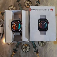 HUAWEI WATCH FIT 3  الساعة جديدة و نظيفه   بسعر 110 الف و يوجد توصيل  ...