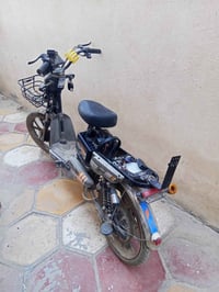دراجة كهربائية • عطل كهرباء • ٥ بطاريات