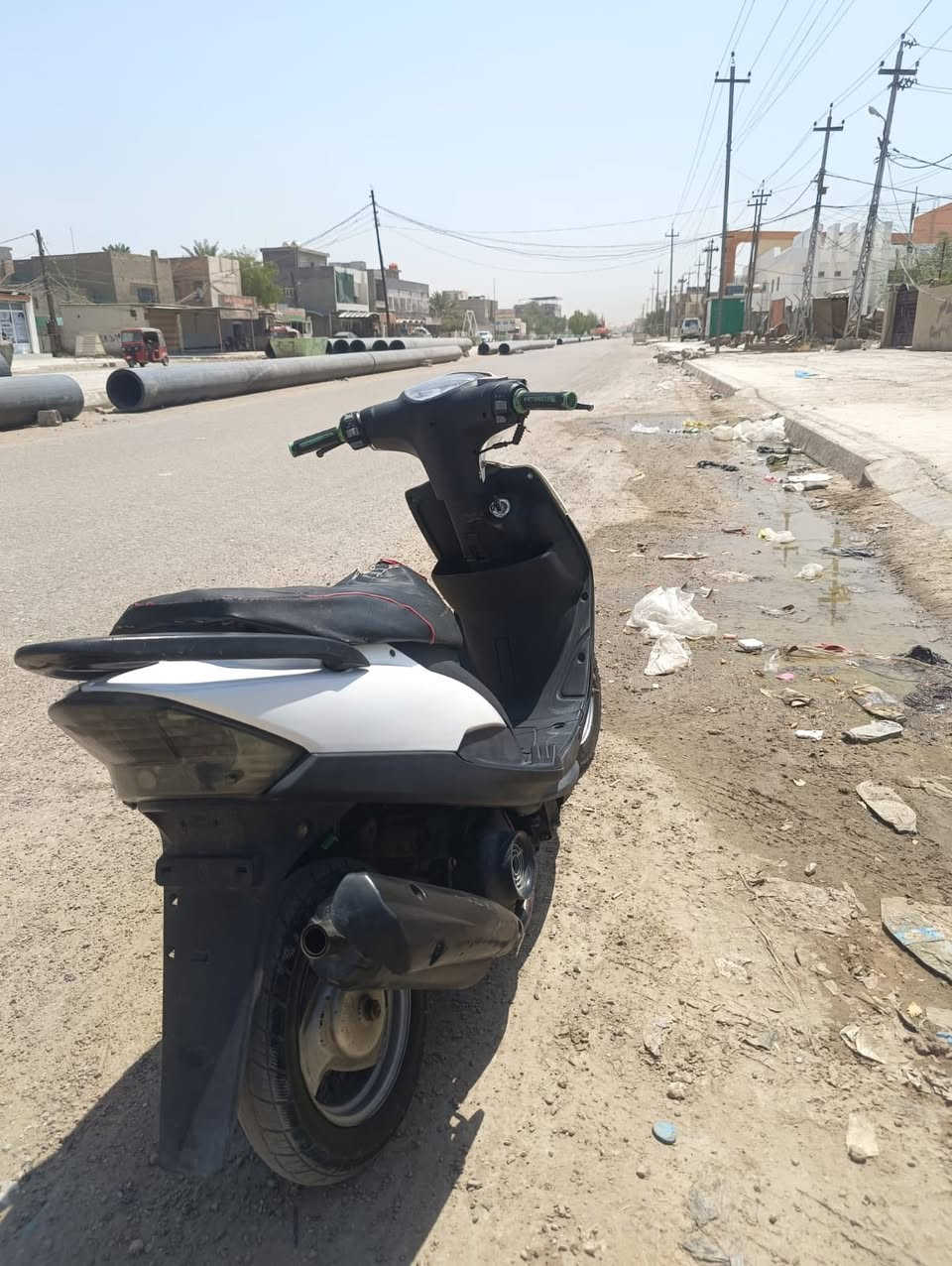 سلام عليكم
ماكس 120 دراجة. خير من. الله. نكرة سلف و نص هندر على نحص روح. فتر فيترية كلها سعر 450 ديالى. بعقوبة مجسر مفرق رقم *********** متواجد اكثر شي واتساب
