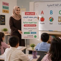 معهد الزهراء • دورة تقوية ابتدائية • مجاناً ٣ أيام