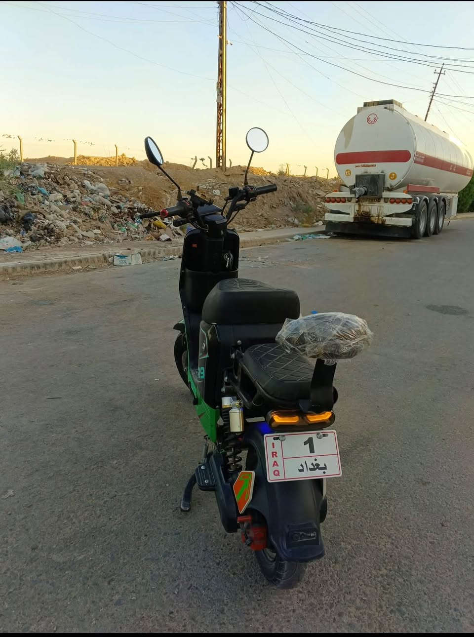 سلام عليكم دراجه للبيع ار تسعه دراجه نضيفه مستخدمه شي قليل مكفوله كفاله عامه دراجه خمسه بطاريات 🔋 بس بيهه خلل بصيط تبديل اليده مال البريك الئمامي فقط سعر 550وبيهه مجال اي ستفسار علئ هاذه الرقم ***********
