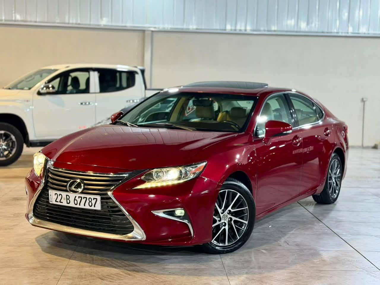 ﷽
LEXUS ES350 2016
◽️ليگزز ES 350 موديل 2016 فول مواصفات
🔹لون مميز ( ماروني ) 
        ~~~~~~~~~~~~~~~~~~~~~~~~~~~~~~~~~
مكان🌇: سليماني               
سعر💵: 158$🔐
 ☎️موبايل / ***********
       ***********
        ~~~~~~~~~~~~~~~~~~~~~~~~~~~~~~~~~
◽️محرك V6 3.5L سته سلندر
🔹گير و محرك بشرط مامفتوح ✅
بدون صوت بدون صرف و خلل بشرط فحص
🔹ماشيه 80 الف حقيقي📦✅

▫️بيها {{ بنيد و نص قبغ جنتة صبوغ }} بدون داخل❌
🔹سيارة جديد حيل حيلوة نضيفة📦

◽️مواصفات
{{ بصمة - فتحة - داخل بيجي و قهواي  - رادار أمامي و جانبي   - كشنات جلد - كشن تتفيىة و تبريد - كشن و ستيرن كهربا - كشن خزن  - شاشة - ماوص - تبريد مركزي - نيزامي أيكو - نيزامي سبورت - لايت ليدو زينون - مراي شفت - ڤوليوم - بلاجكتور - بعد هواي مواصفات }}

◽️اربع تاير و ويل بيلادي جديد بدون مصروف
🔹نظافه ١٠٠٪؜ كامل سيرفس بدون نقص و بدون مصرف
🔹بسميً السنويه بشرط تحويل و خرامه
🔹سنوي و رقم و هزة كلها جديد
سياره مابيها دينار مصرف كامل من كل نواحي

نفسي يوم /تحويل و كاله حاظر
مكان / داخل سليمانيه🌆
        ~~~~~~~~~~~~~~~~~~~~~~~~~~~~~~~~~
