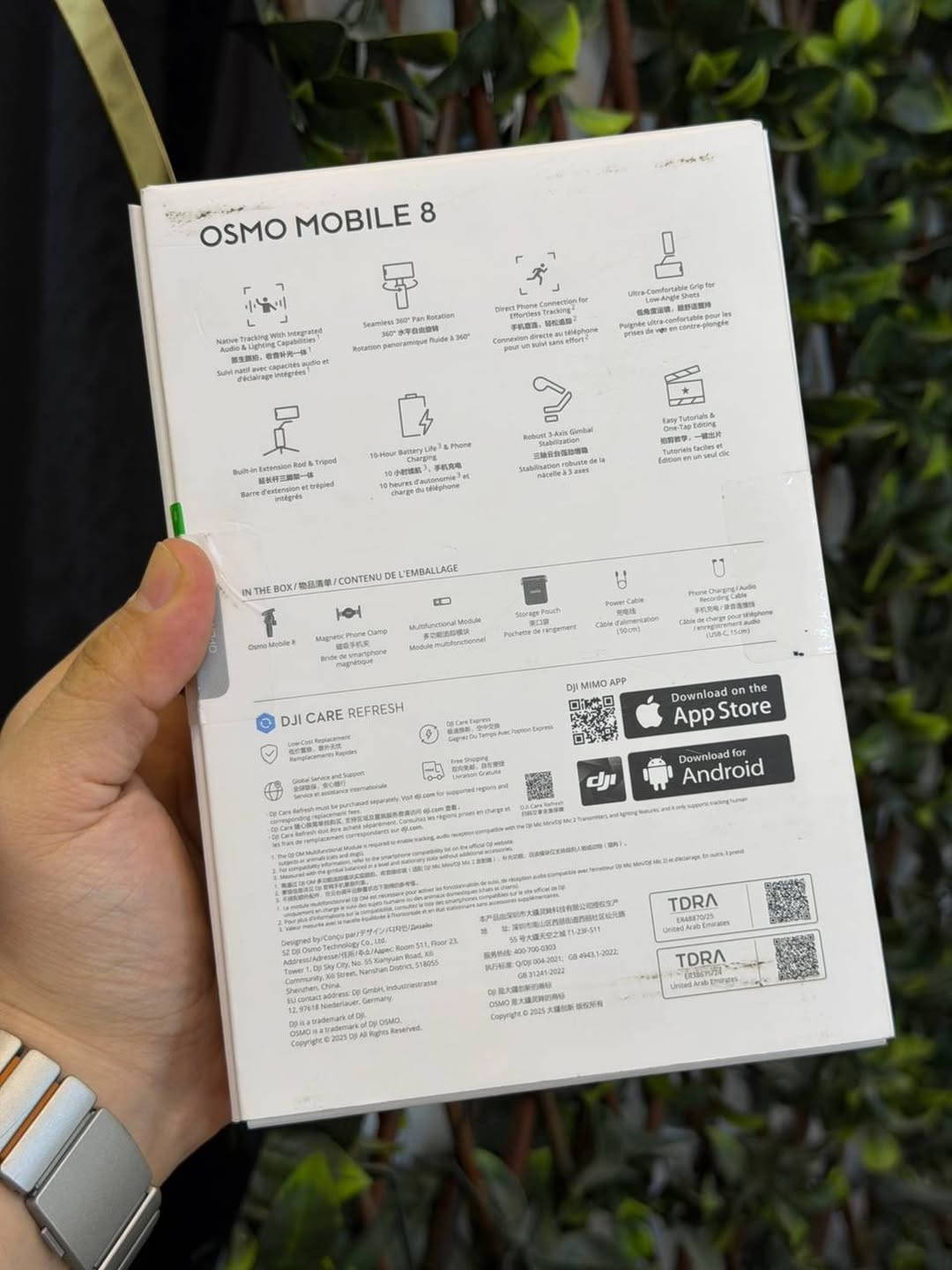مانع اهتزاز من dji
Osmo mobile 7
Osmo mobile 8
للمحترفين 
التفاصيل داخل الفديو

————————-

سعر  Osmo mobile7  ١٢٥  الف
سعر  Osmo mobile8  ١٩٠  الف

————————

توصيل كل العراق ٥ الأف

————————-

للحجز او الاستفسار المراسله على الواتساب

*********** 
***********

————————-

العنوان شارع فلسطين مجاور الكوخ مكتب H&H

————————-

رابط جميع برامج التواصل https:// heylink.me/hussein.handh/

———————-

رابط الانضمام لكروب الواتساب https://chat.whatsapp.com/FvFJNN4B3DU3r8Zw96uhig?mode=gi_t
————————-

رابط الانضمام لقناة الواتساب ‏ https://whatsapp.com/channel/0029VbCZofYISTkPK9NW1729
