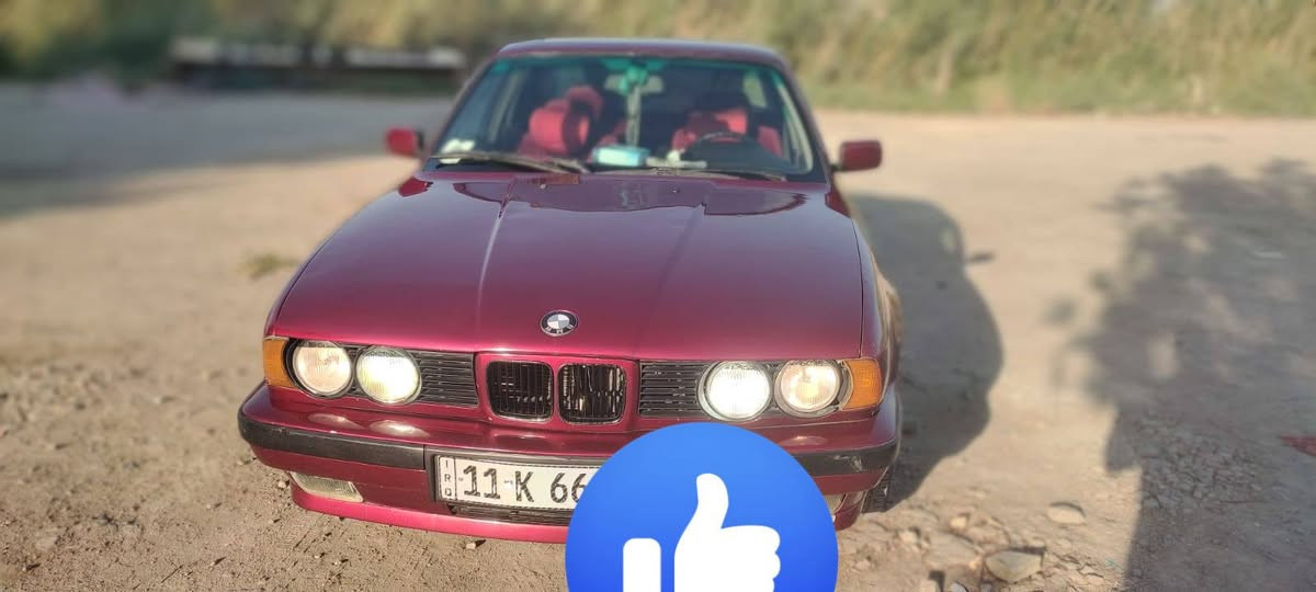 بي ام 525 • ١٩٩٢ • رقم انكليزي