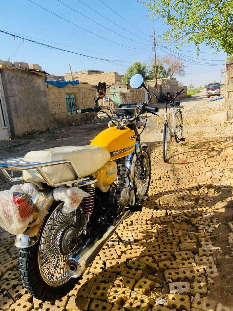 سلام عليكم دراجة تايگر للبيع موديل 2203 اوراق موجودة دراجة كلشي ما ناقصهة لسعر 550 مكان تقاطع نهروان *********** هاذة رقمي
