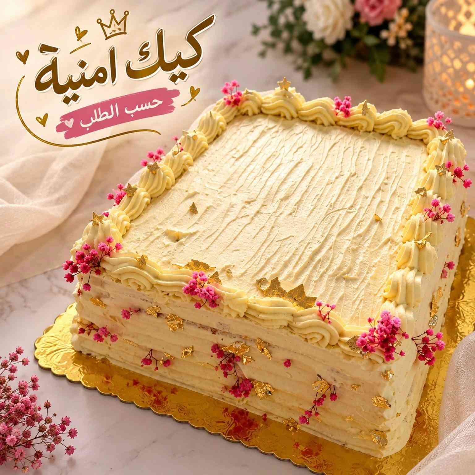 كيك حسب الطلب • توصيل • التأميم القادسيه الثانية