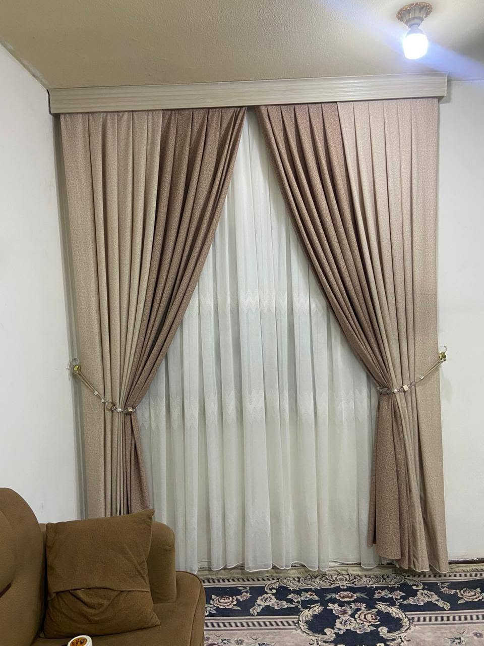 ظل للستائر العنوان قريه الغدير الأولى 
العمل المنجز مجمع الحسين السكني بين الحرمين 
استفسار ***********
