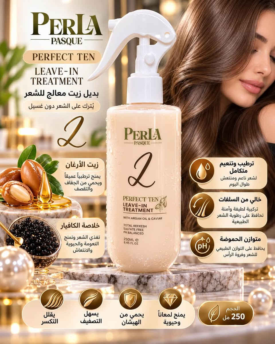 بيرلا باسك • شامبو حجاب • سيروم لامع