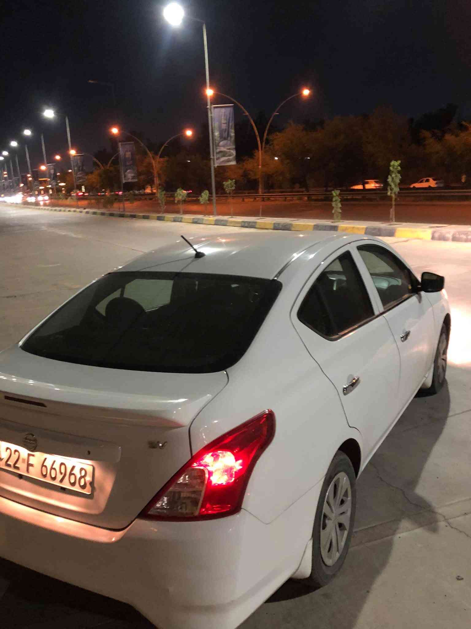 نيسان فيرسا 2019
 السعر ٨٩ $ قفل 

ماشية ٦٦ الف
محرك ١.٦ L
كير cvt
تحكمات ستيرن 
مثبت سرعة
الجامات محور كهرب من اخذتها
شاشة بلادي
كامرة بلادية
جناح خلفي
كبات
السيارة نظيفة جداً مال جناي 
الهزة ل ٢٠٢٧ شهر ٥
السنوية ل ٢٠٣١
السيارة باسمي شرط التحويل

كفاله عدا ضرر من امريكا بكد الصينية بالسقف صبغ ببداية السقف فوق النفر 

وبيها بالعراق الدوسة مال سايق  صبغ
والسيارة بيها كم بارد ما يبينون بالعين الا بالسونار  
السيارة مبدللها دهن مال كير مال شركة مال الوكالة السور للاستفسار ***********
