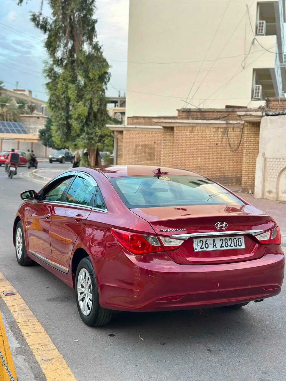 سوناتا ٢٠١٢ للبيع
وارد امريكي .
لون موروني .
كير ومحرك كفالة .
تخم تاير جديد .
حدادية جديدة .
*كلين مابيها صبغ كفالة من الصبغ بيها كلير بالجاملغ الأمامي فقط كلير بدون داخل وبدون ضربه  
رقم صلاح الدين دولي تحويل ثاني يوم .
السعر (٩٥ )وبيها مجال بسيط 
مكان السياره بغداد الاعظمية .
للاستفسار (***********)
(***********)
