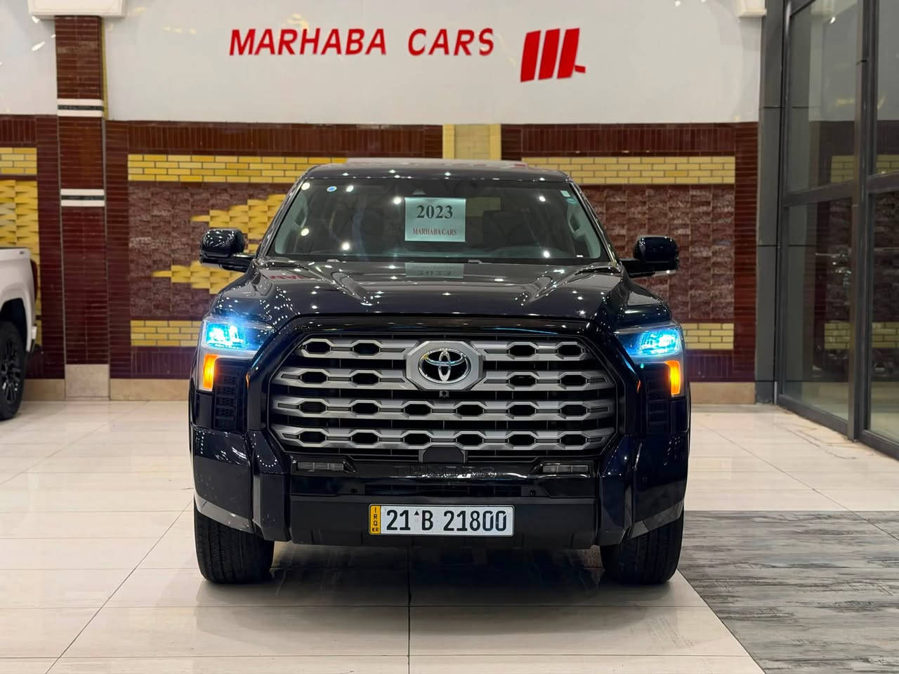 MARHABA CARS ERBIL
——————————
BRAND : TOYOTA TUNDRA
CLASS : LIMITED
ENGINE : V6 - 3.4T HYBRID - 4x4
STATUE : CLEAN TITLE كلين تايتل
YEAR : 2023
PRICE : $$
COUNTER : 67,000 MILE
IMPORTING : وارد كندى
ADRESS : Erbil , أربيل شارع ١٠٠م صف دائرة گمرگ
FOR IFORMATION CALL US :
MARHABA CARS 
 📞 : ***********
